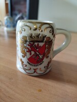 Német porcelán mini korsó, kupica