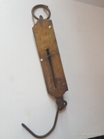 Régi nagy 27 cm halmérleg, hal, mérleg