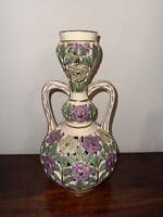 Fischer Emil különleges festésű váza