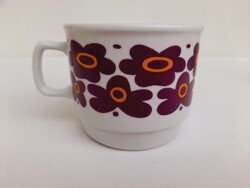 Zsolnay lila viragos kakaos bogre