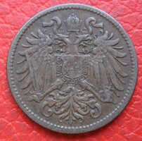 Ausztria 2 heller 1910 (P64)