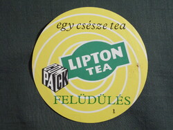 Tea címke,COMPACK csomagoló vállalat,Lipton tea