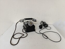 Antik telefon CB 24 távbeszélő készülék asztali tárcsás 1930-as évek 573 3171
