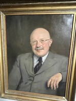 Glatz Oszkár szemüveges férfi portré