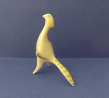 Gyönyörű art deco jellegű Kőbányai Porcelán ( Drasche) madár gyűjtői nipp figura nosztalgia