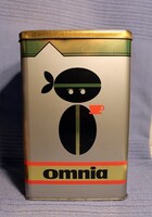 Douwe Egberts Omnia fém pléh bádog doboz