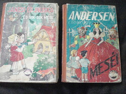 Jancsi és Juliska + Andersen antik mesekönyvek Jámbor rajzaival Mickey Mouse