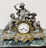 Antik Bronz Asztali Óra