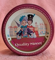 Vintage katonás fém doboz, angol pléh doboz (L5711)