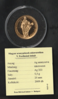 V. Ferdinánd dukát Magyar aranypénzek aranyozva