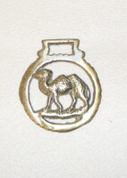 Réz lószerszám dísz