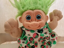 Troll plüss baba retro szörnyecske