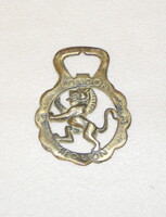 Réz lószerszám dísz