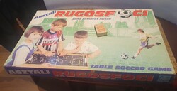 Retro nagyméretű játszatlan rugós foci ügyességi társasjáték dobozában futball b4