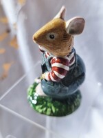 Royal Doulton Brambly Hedge Collekction figura, Wilfred Toadflax egér figura
