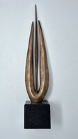 Borsos Miklós - Bibe 42,5 cm bronz