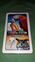 Retro bontatlan magyar MADARAK .FEKETE PÉTER JÁTÉKKÁRTYA a képek szerint 1
