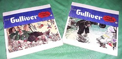 1986.SWIFT:Gulliver ​a törpék országában I-II. (Zórád Ernő színes képregénye) a képek szerint LAPKIA