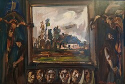 Weintrager Adolf (1927-1987) olajfestménye