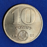 FAO 10 Forint 1981. (914)