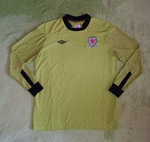 L-es vintage umbro Wales válogatott (2011/12) kapus mez