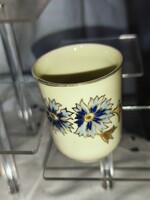 Zsolnay, búzavirágmintás, likőrös pohár pótlásra