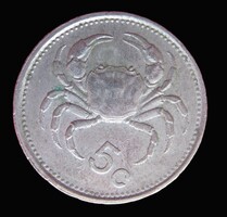 Málta 5 cent 1986 (E71)