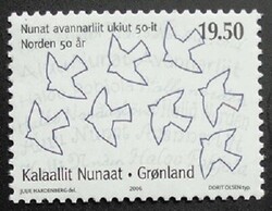 GR459 / Dánia / Grönland 2006 A Nordic Series 50. évfordulója bélyeg postatiszta