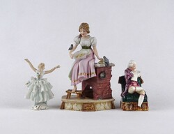 1V452 Régi sérült porcelán figura csomag 3 darab