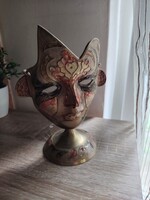 Velencei réz maszk, cloisonné?