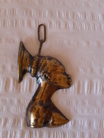 Art deco bronz akt falidísz