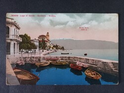 Régi képeslap Olaszország Lago di Garda Gardone Riviera