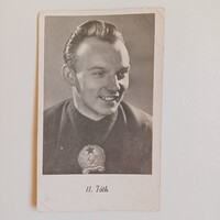 Képeslap, fotó- ll. TÓTH - Aranycsapat, magyar labdarúgó válogatott, labdarúgás, foci relikvia