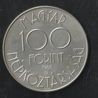 100 Forint 1988 Labdarugó világbajnokság 1990.