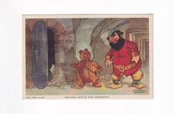 M:01 Mackó mese képeslap (POSTATISZTA) "MARTEN" Tom Poes Kaard