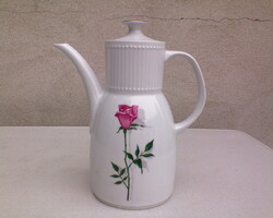 Bareuther Waldsassen rózsás porcelán kávés kanna