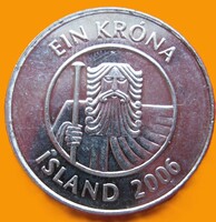 Izland 1 korona 2006 (E74)