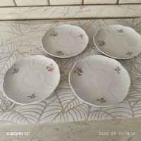 Zsolnay porcelán kávéskészlet, kistányér pótlásra eladó! 4 db