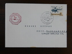 Boríték alkalmi bélyegzéssel: Aerofila'74 - 1967. Bélyegnap 40. Aerofila (II.) egy bélyegével (MI-1)