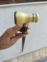 Antik csont tàvcső làtcső Wien Sétapálca sétabot tőrös bot különleges darab