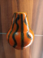 Retro Tófej orange boom vàza