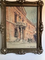 Edvi Illés Ödön 1877-1945, Zichy Castle in Óbuda.