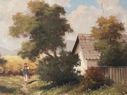 Barsi Béla hatalmas méretben. 75x100.!