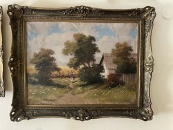 Barsi Béla hatalmas méretben. 75x100+kerete..!