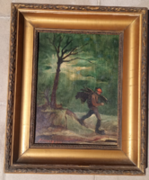 Remsey Jenő György: Rőzsehordó 1930