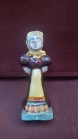S F jelzéssel: Art deco figura