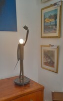 Art deco típusú asztali lámpa - egyedi francia kézműves dizájn 