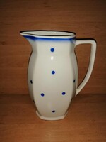 Régi vintage Gránit pöttyös vizes kancsó - 23,5 cm (22/d)