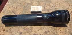 Amerikai masszív nagyméretű maglite fekete népnevelő rendőr rúdlámpa elemlámpa b4