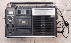 JVC RC-525 Boombox, vintage kazettás magnó, 27 x 42 cm-es. 3884b